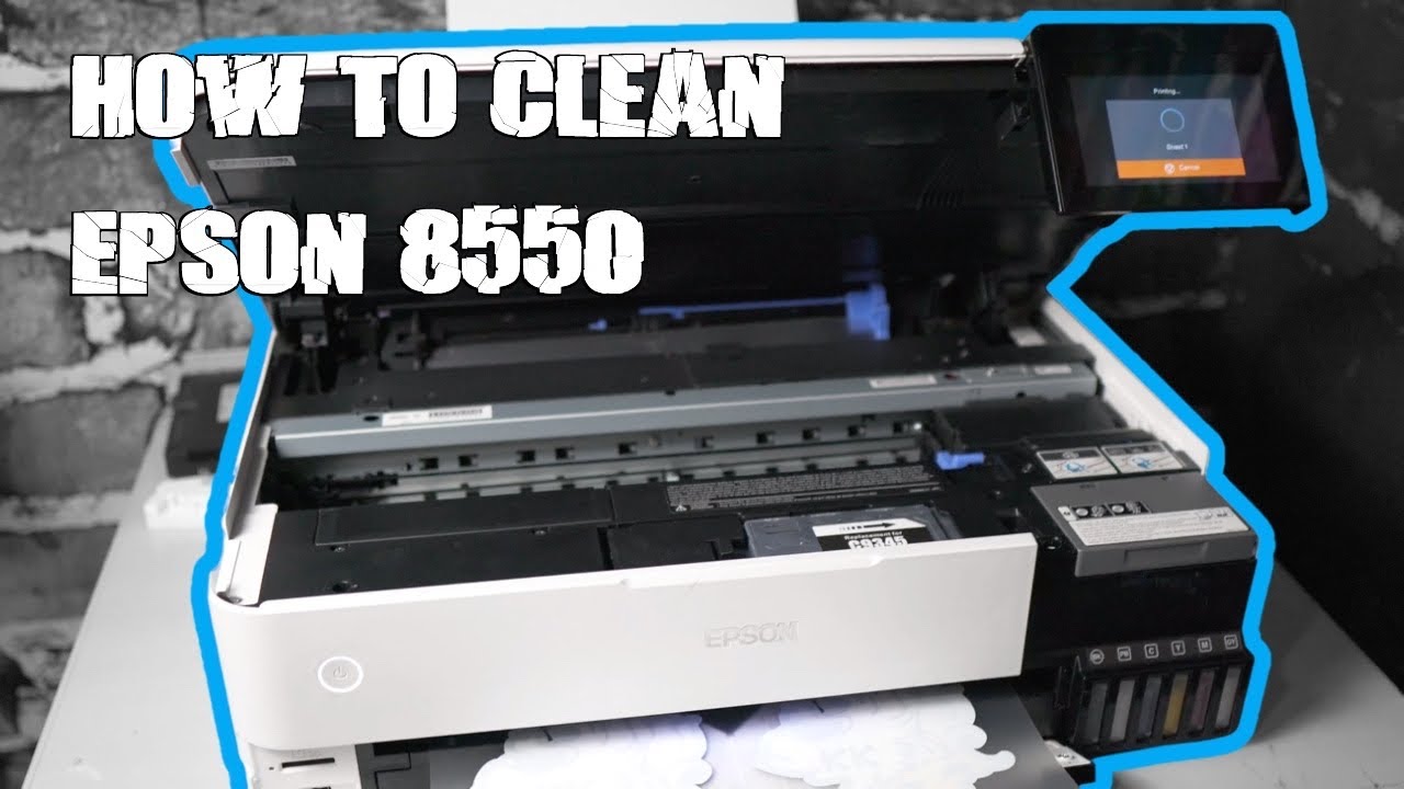 How To Maintenance Clean Your Epson 8550 Eco Tank Printer