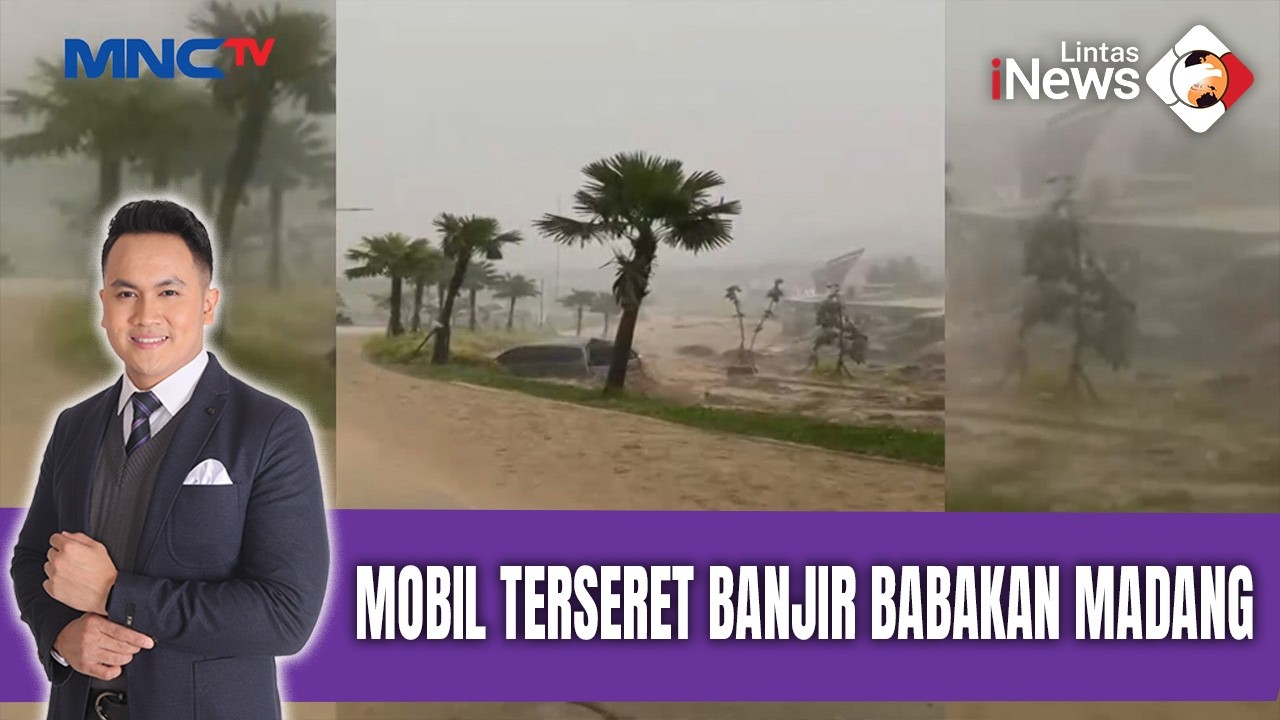 Detik-Detik Banjir Seret Mobil di Babakan Madang | LIS (12/02)