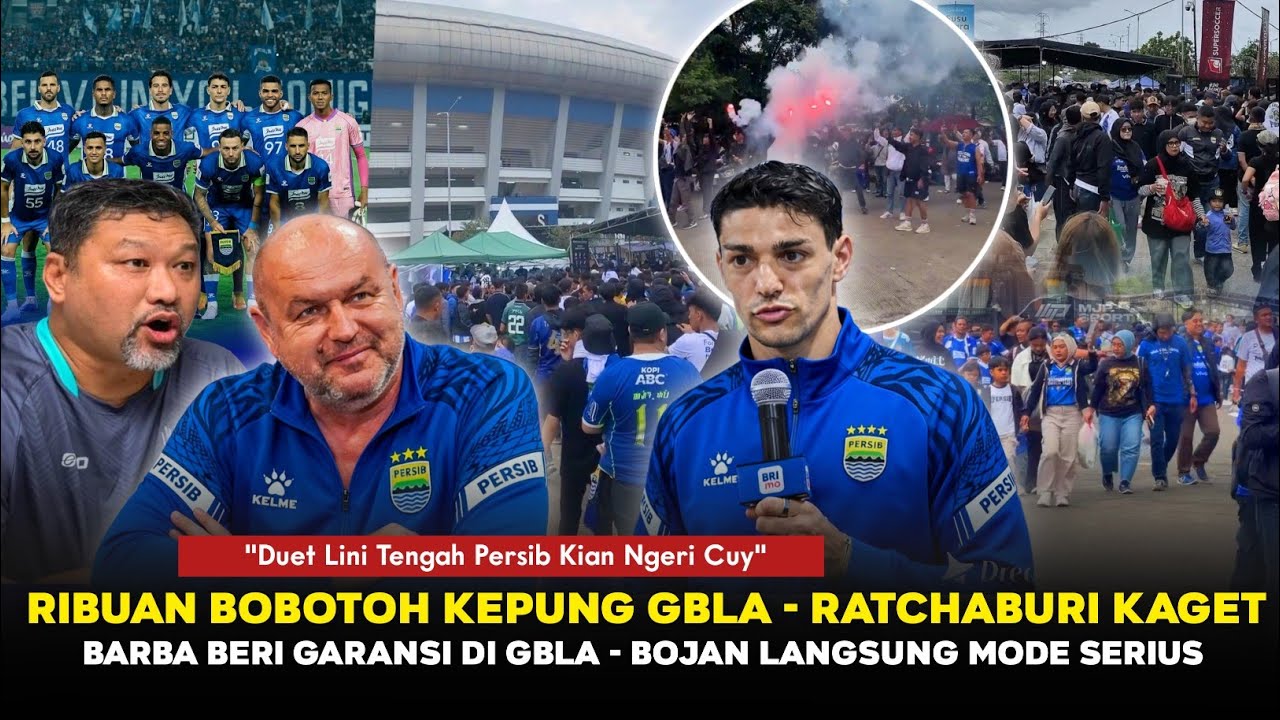 GBLA SEKETIKA MEMBIRU❗Gilaa, Ratchaburi Sampai Kaget🔥Bojan Tak Main² ~ Barba Garansi Persib All out