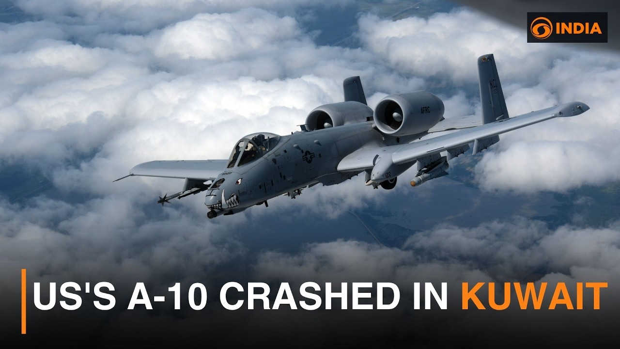 Американский самолет A-10 потерпел крушение в Кувейте.