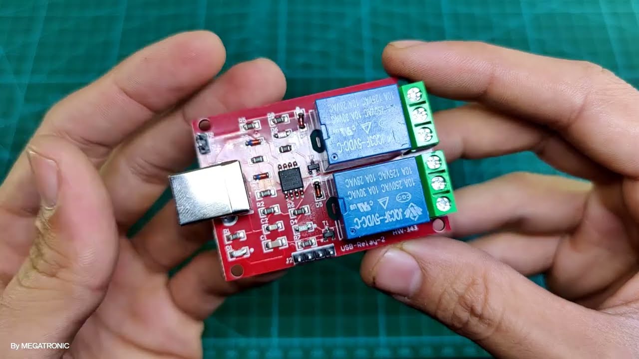 2CRUSB-K32 | Two Channel 5V Relay USB Control Switch Module