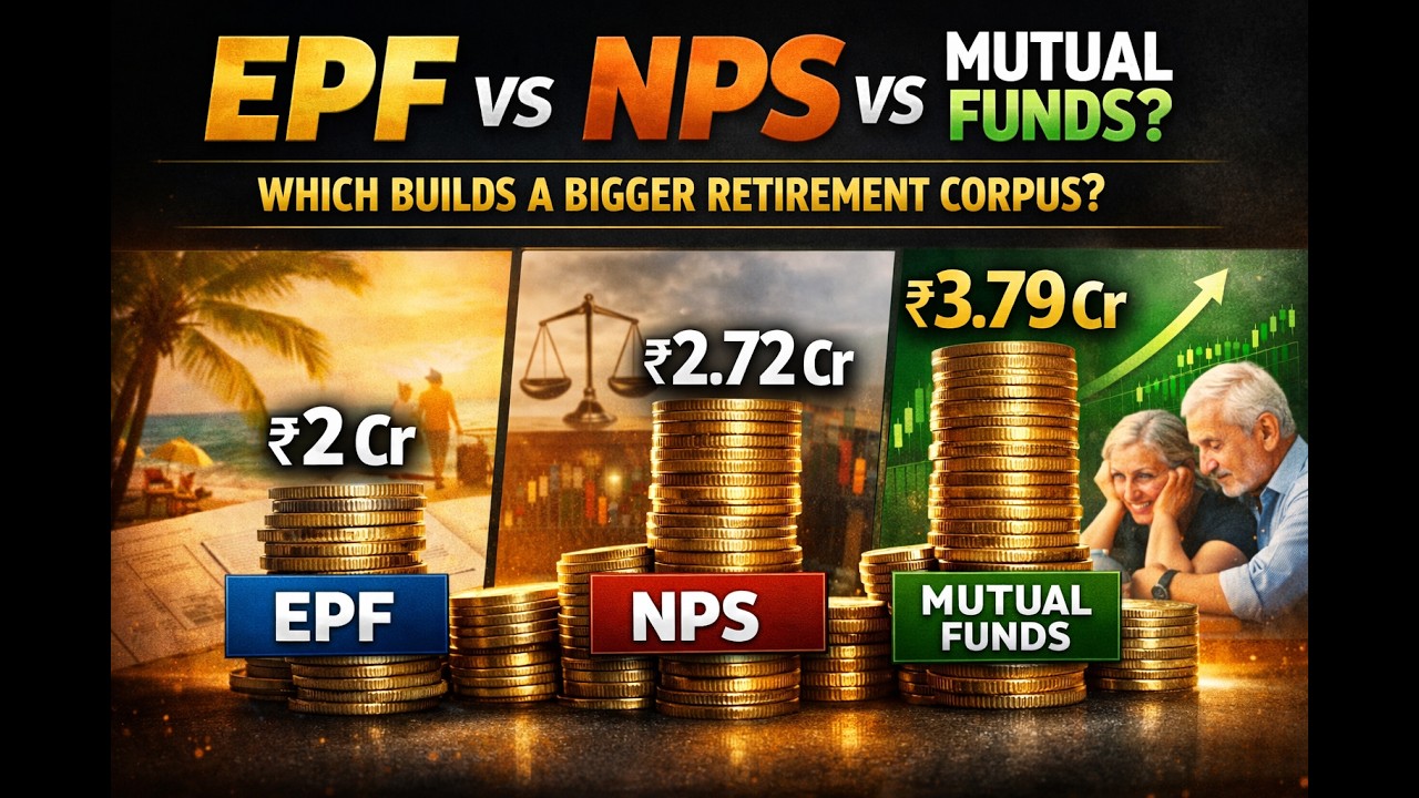 EPF vs NPS vs Mutual Funds: Which Builds a Bigger Retirement Corpus?