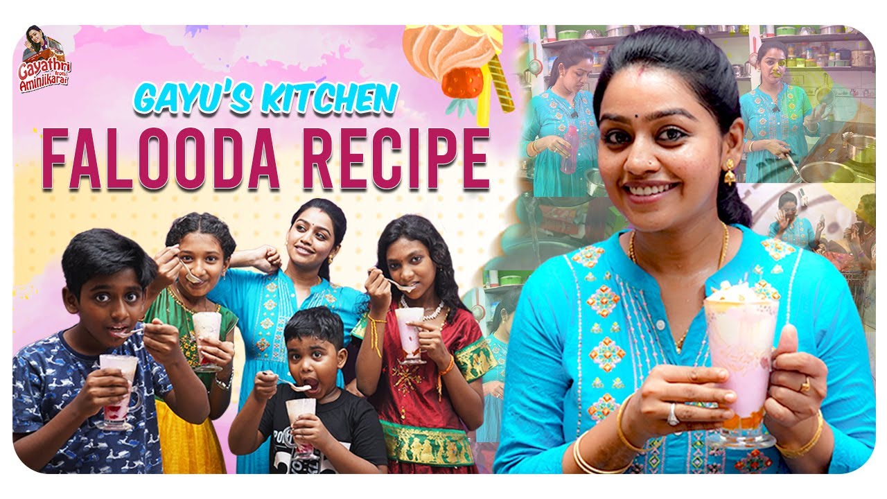 சவால் விட்ட குட்டீஸ் | Falooda செஞ்சு அசத்திய  Gayu😋🍹 | Gayathri From Aminjikarai
