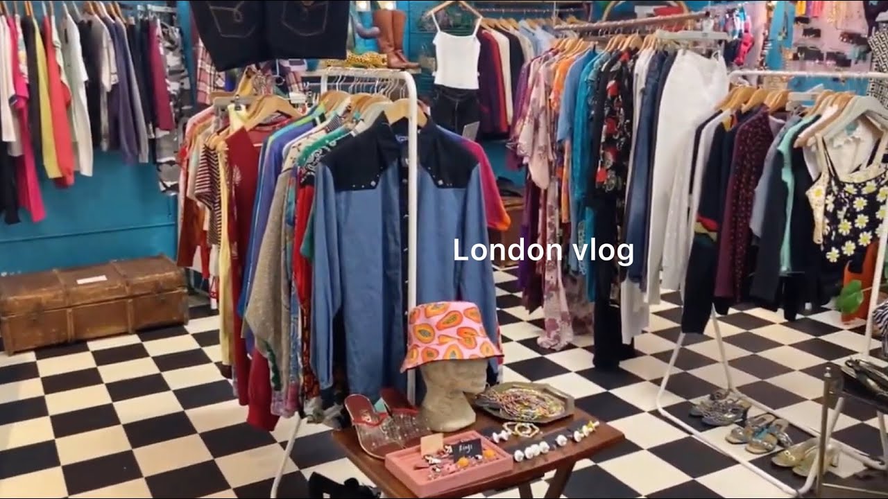 古着女子 l ロンドン古着屋巡りl  服の選び方 l Covent Garden