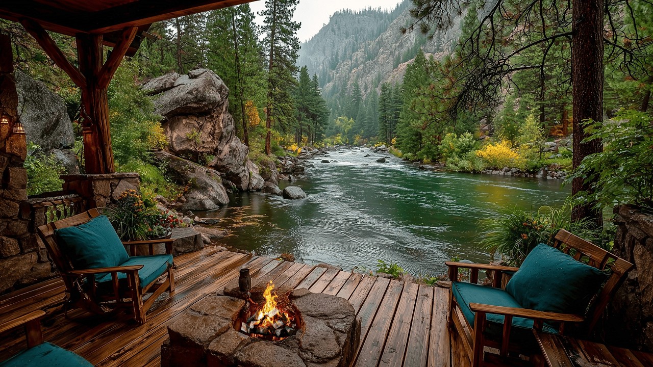 One Listen to This Spring Porch Riverside Campfire & Nature Sounds You're Calm