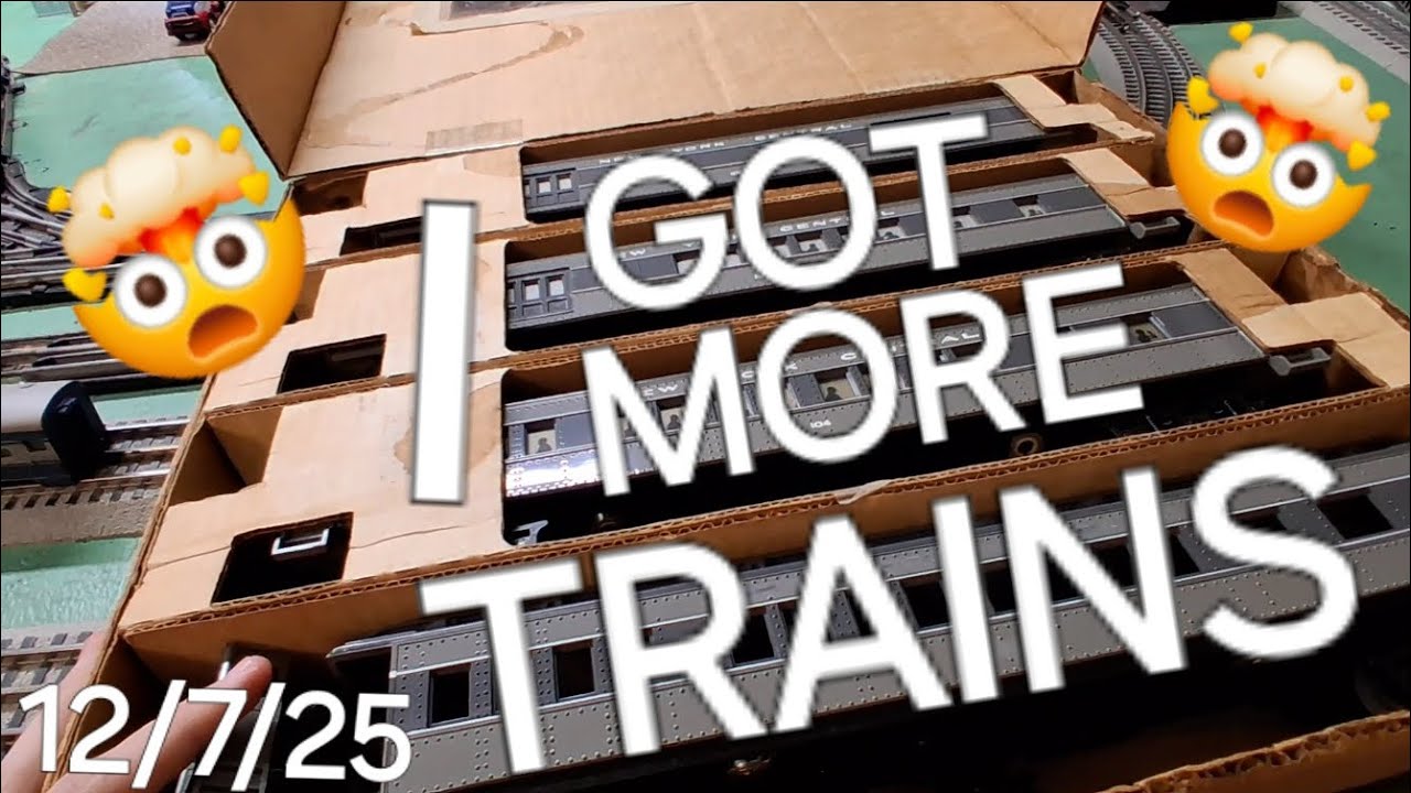 I GOT MORE TRAINS....MY HAUL FROM THE COLUMBUS OHIO MODEL RAILROAD EXPO. 12/7/25