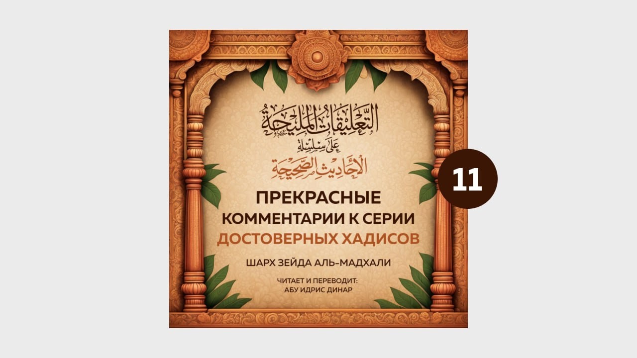 11 - Прекрасные комментарии к серии достоверных хадисов  // Абу Идрис Динар.