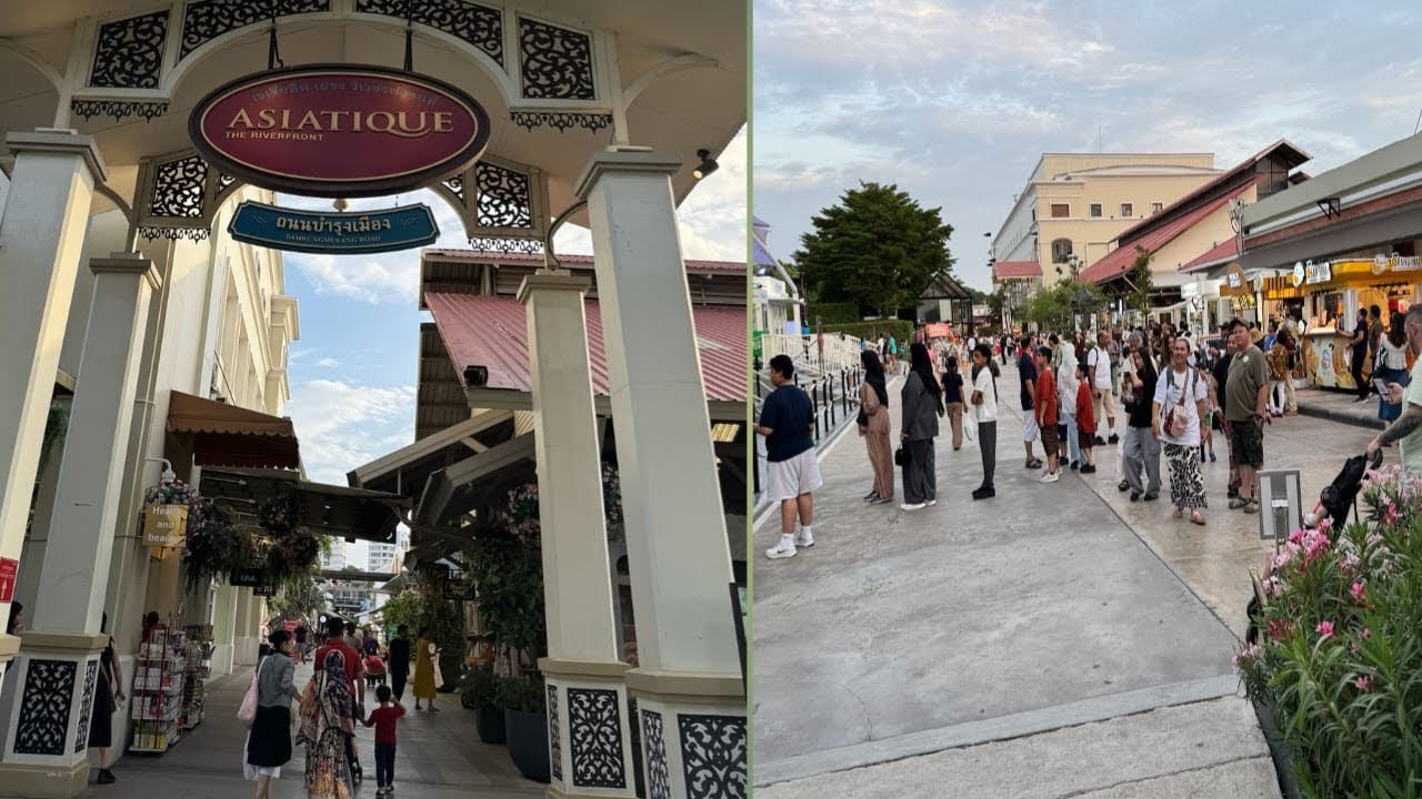 Asiatique The Riverfront - amazing historical place place in Bangkok Thailand 🇹🇭 