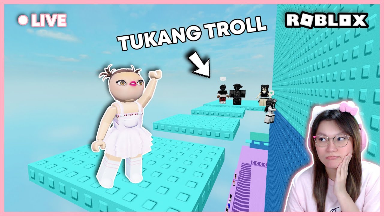 TOWER INI VIRAL KARENA BANYAK TUKANG TROLL ?!! [TROLL IS PINNING TOWER ROBLOX INDONESIA]