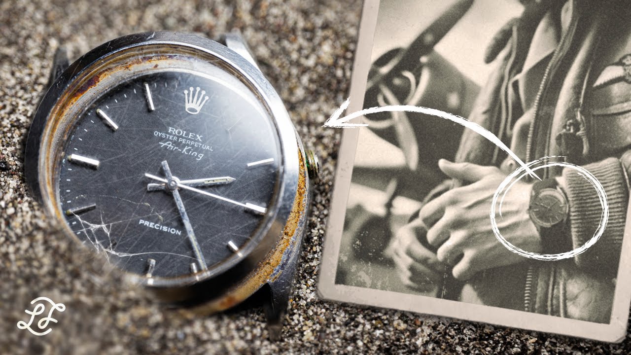 This WWII Rolex fought back. Rolex Air-King 5500 restoration
