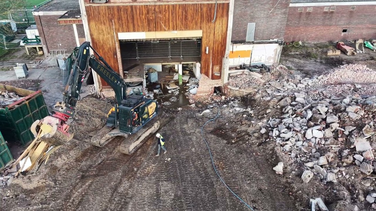 ##Demolition #DAY22 #FLYING ##DRONE #WATER