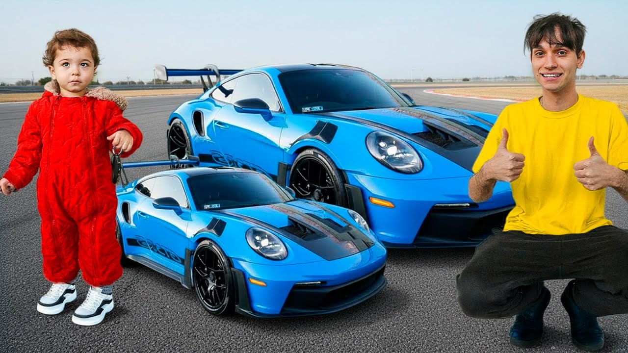 ГОНКИ! САМЫЙ БЫСТРЫЙ В МИРЕ мини-Porsche GT3 RS!