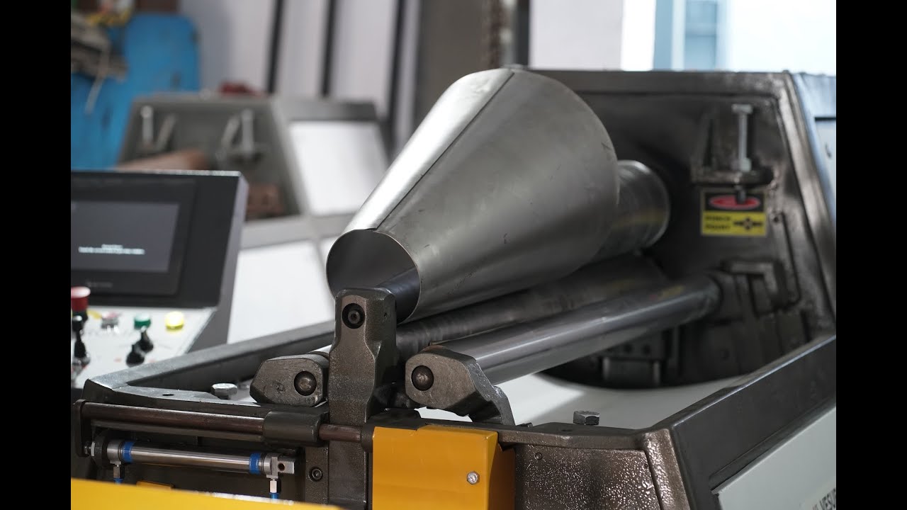Conical Cyclone Bending Machine for : Brewery Tank | Exhaust | Reducer | Hopper | Nozzle | Muffle