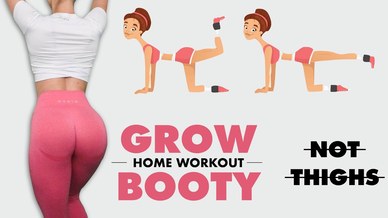 GROW BOOTY Without Growing Legs | Best Exercises Targeting Butt | Home Workout Routine No Equipment