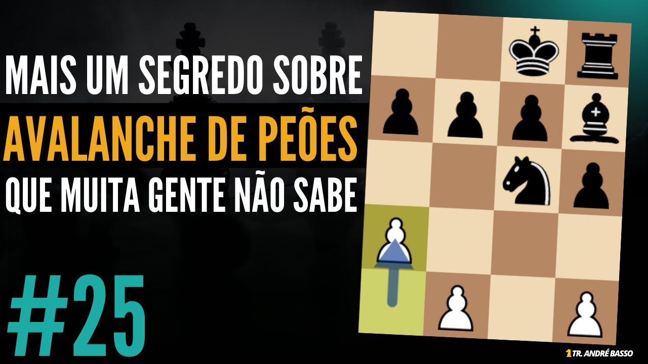 Mais um segredo sobre avalanche de pe&otilde;es que muita gente n&atilde;o sabe