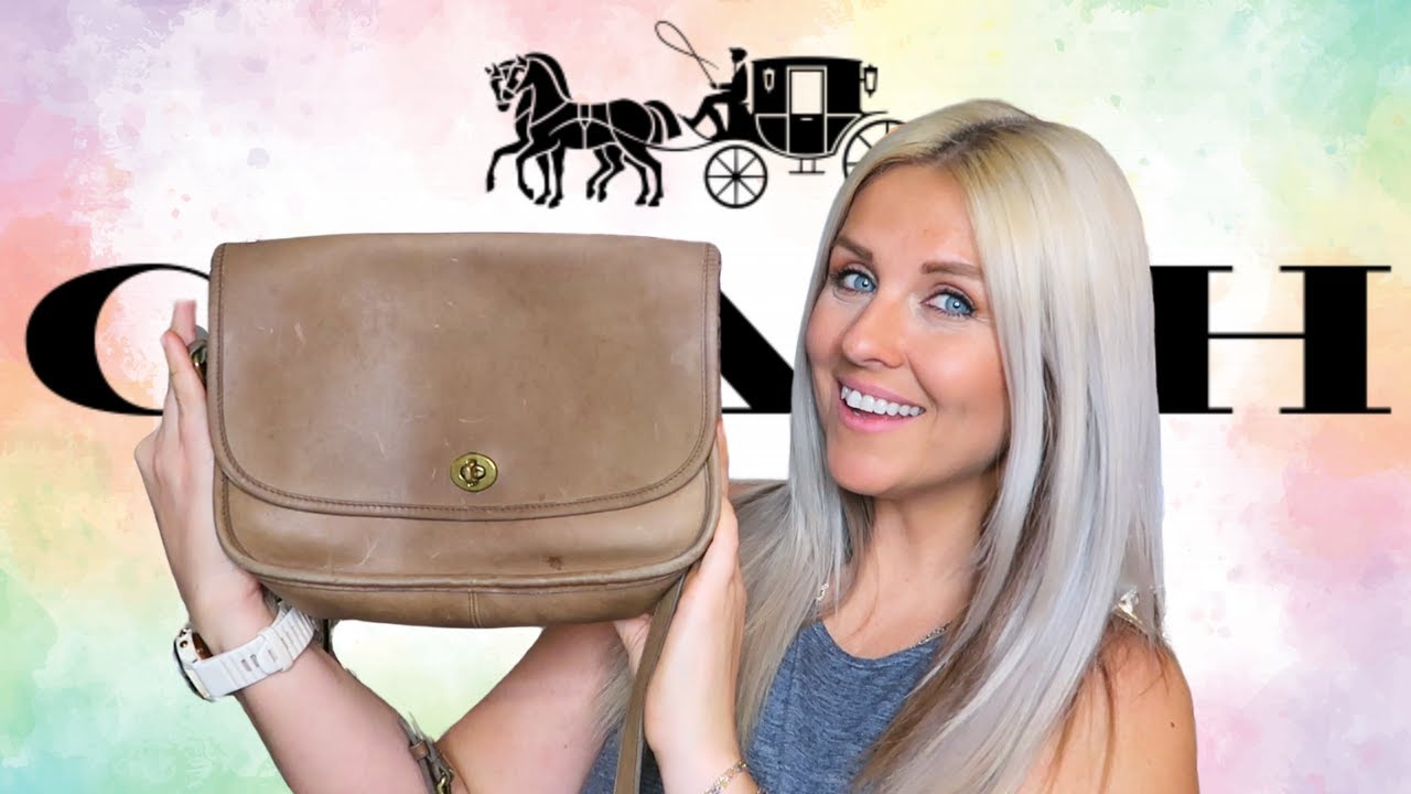 Restoring my 1970s Coach City Bag in Putty