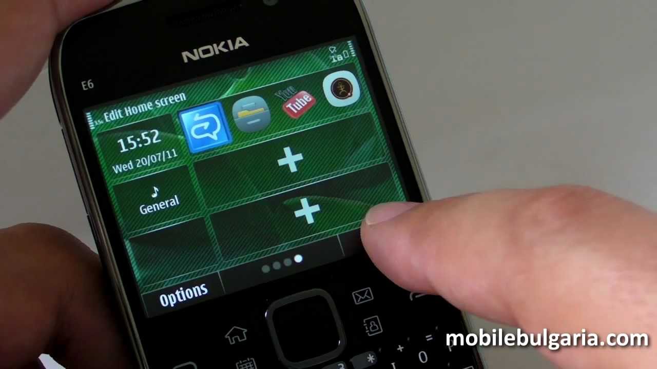 Nokia E6 design and interface