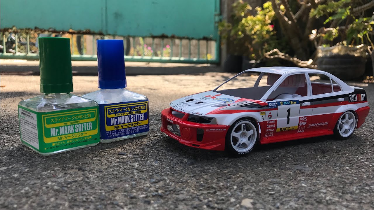Tutorial: How to Apply Waterslide Decals on Model Kits using Mr. Mark Setter and Softer