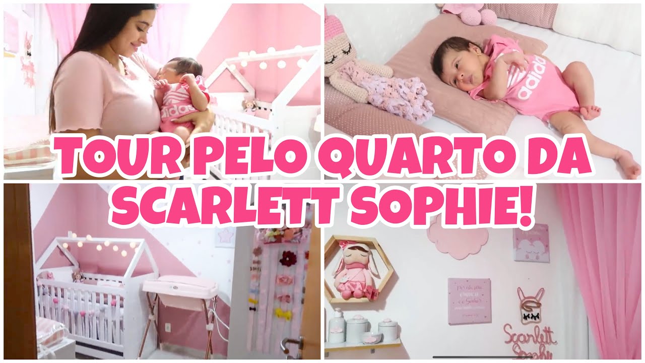 TOUR PELO QUARTO DA BABY SCARLETT SOPHIE 👶🏻 | Lidiane Pícculi