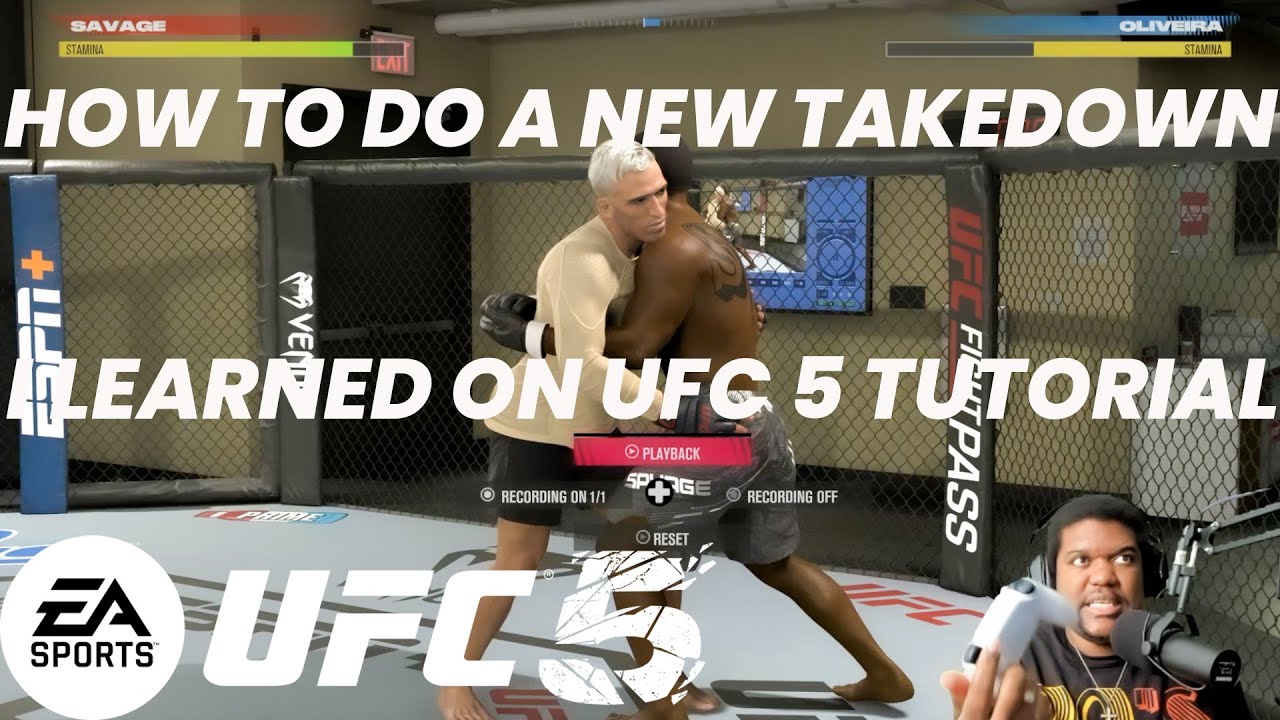 How To Do A New Takedown I Learned On UFC 5 Tutorial