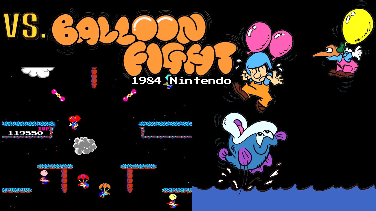 VS. Balloon Fight 1984 Nintendo Arcade