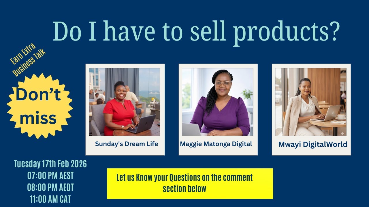Earn Extra Business Talk: Do I Have to Sell Products? 📱