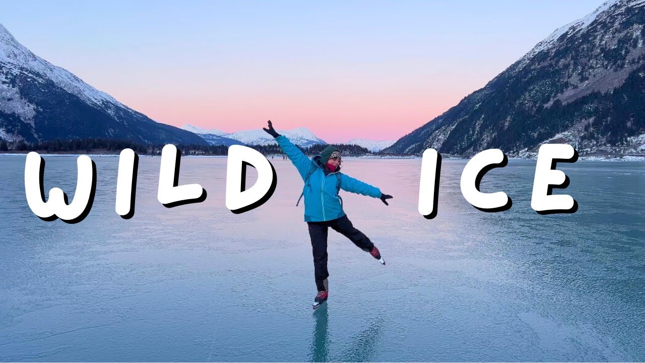 skating alaskan wild ice for a week