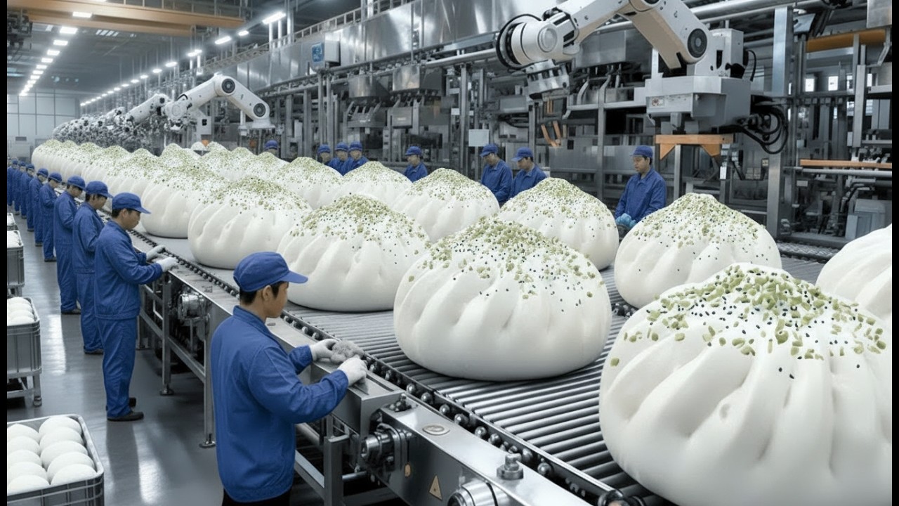 How Gourmet Meat Filled Buns Are Mass Produced in Modern Factories Step by Step