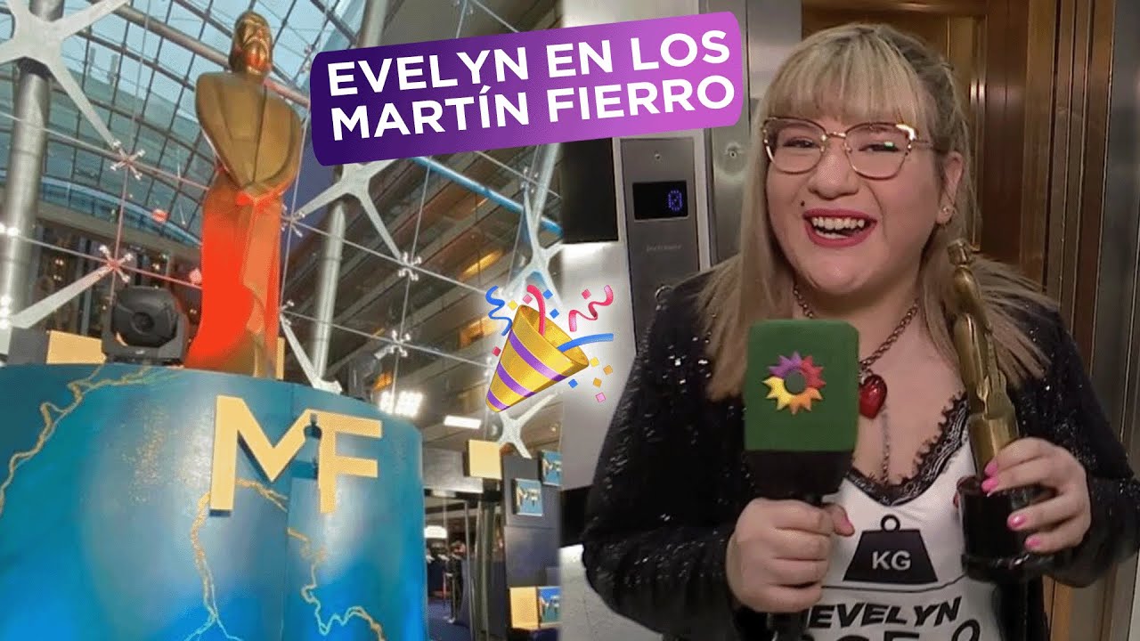 ¡MUCHO BRILLO! Evelyn realizó una cobertura única en la noche de los Martín Fierro 2024