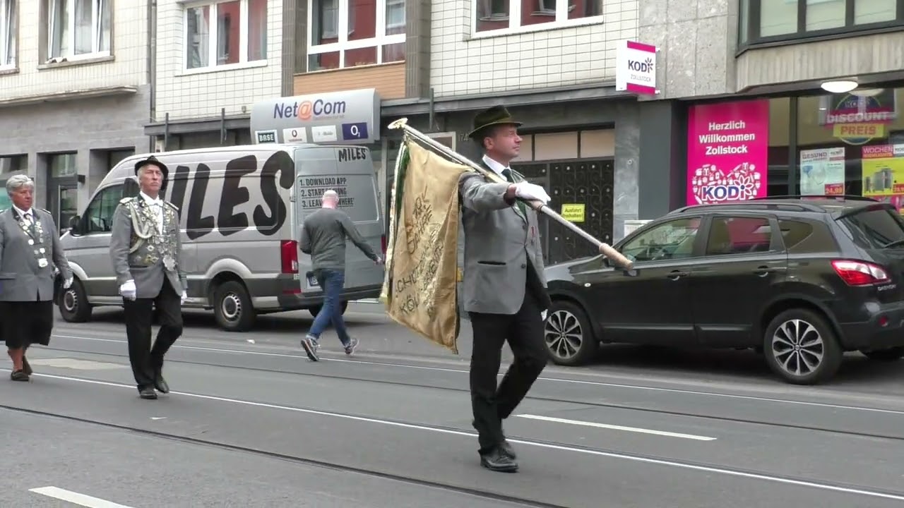 Brauchtum & Tradition NRW -  94. Schützenfest Köln Zollstock Adlerschützen 2024  Festzug