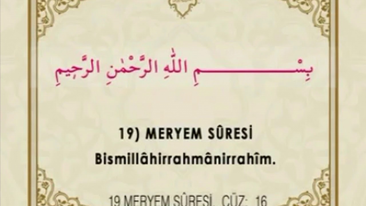 Kur-an'i kerim cuz 16 İhsan Atasoy