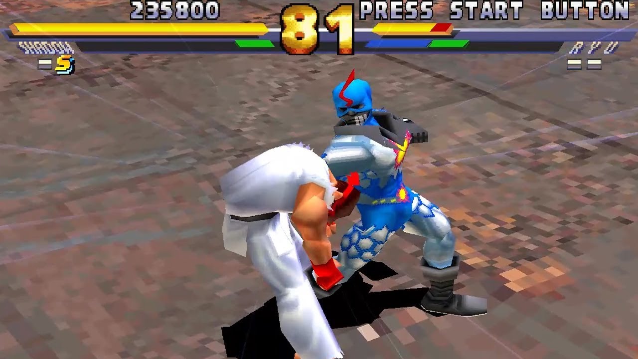 Street Fighter EX2 Plus [PS1] - play as CPU Shadow Geist