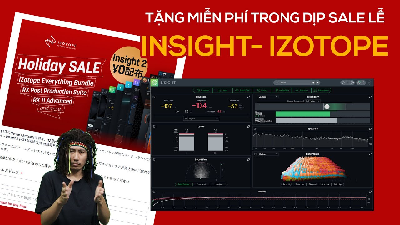 Miễn Phí Insight 2   Izotope Trong Holiday Sale Japan   Công Cụ Đo Lường Âm Thanh