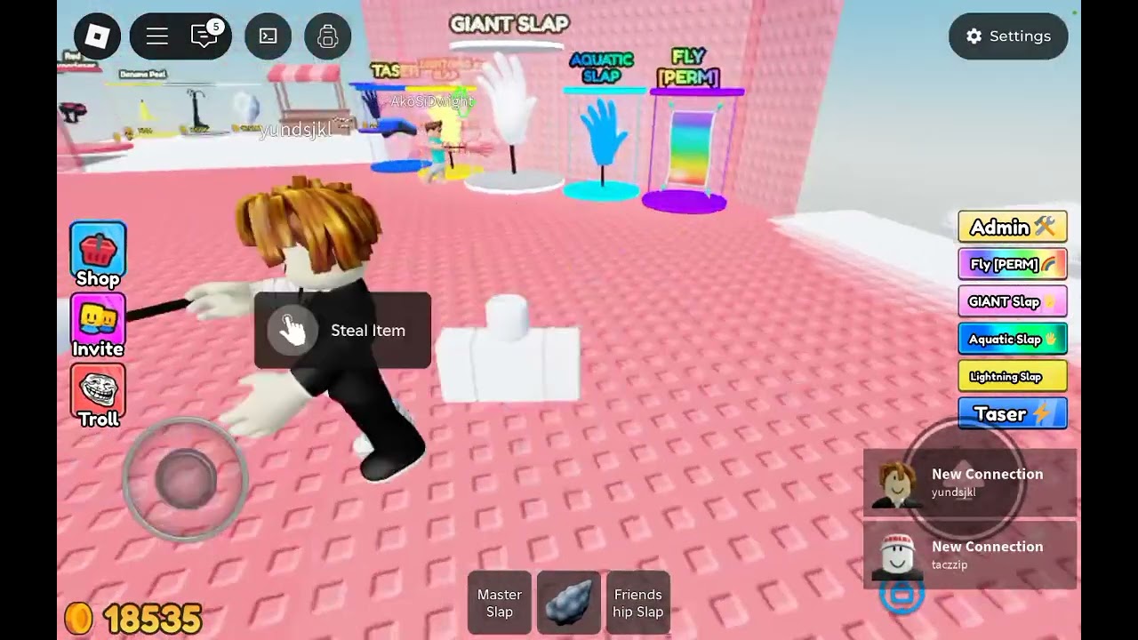 705 power in unlimited slap tower roblox