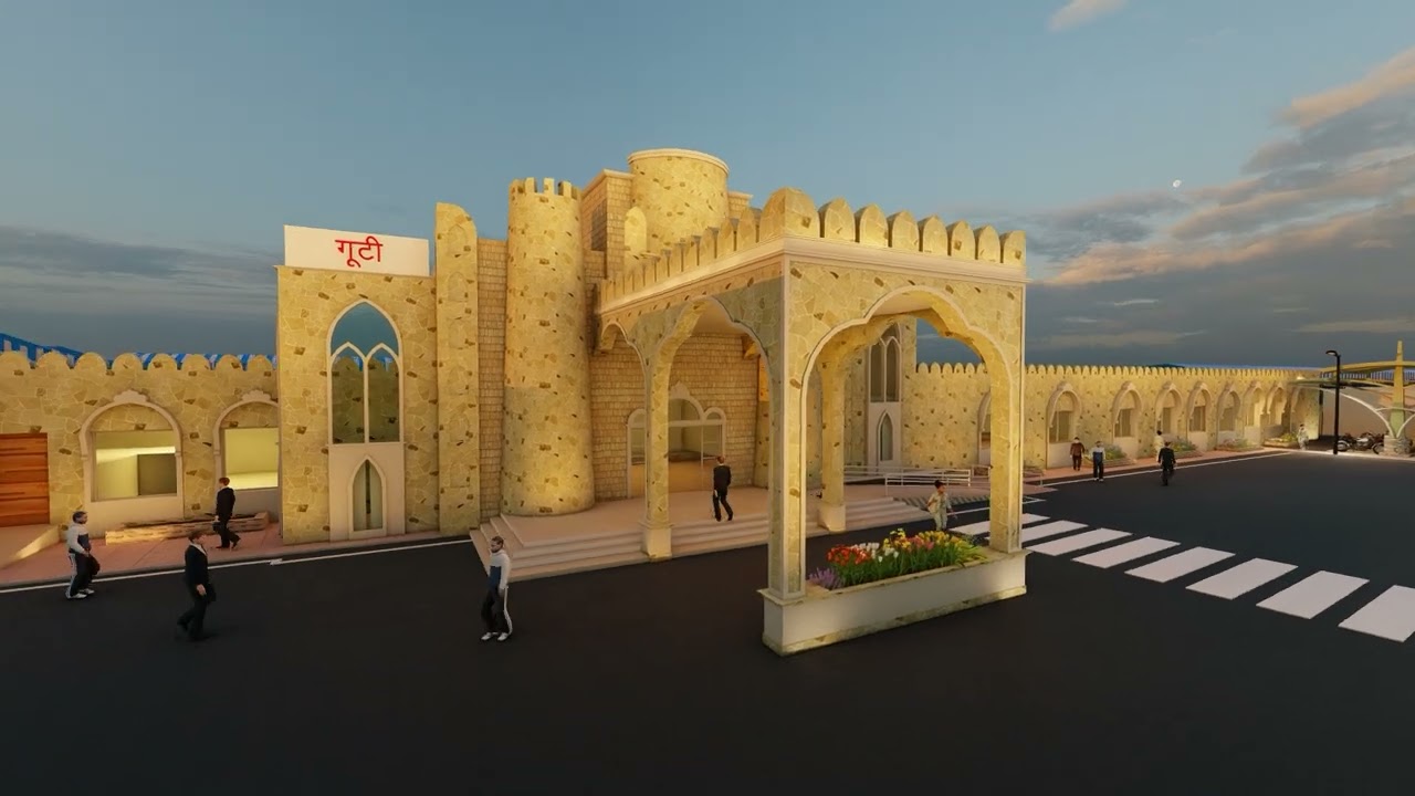 GOOTY WALKTHROUGH ORIGNAL | ANDHRA PRADESH RAILWAY STATION | ARCHITECT NAVIN SHARMA AND ASSOCIATES