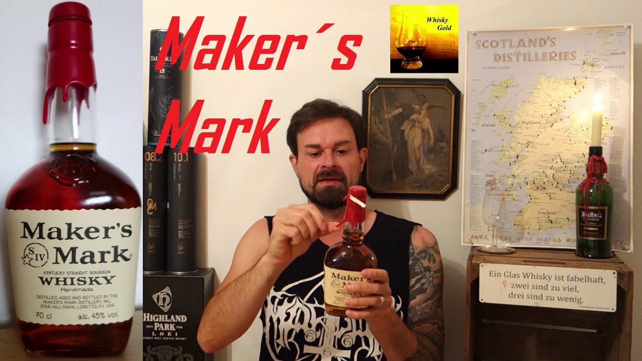 Maker´s Mark - Kentucky Straight Bourbon Whisky (Whisky Verkostung Nr.572)