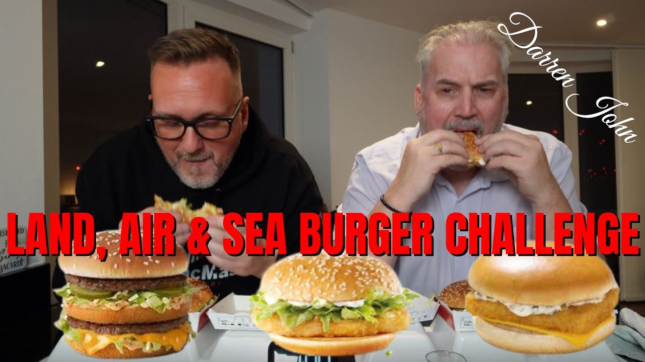 Land, Air & Sea Burger Challenge