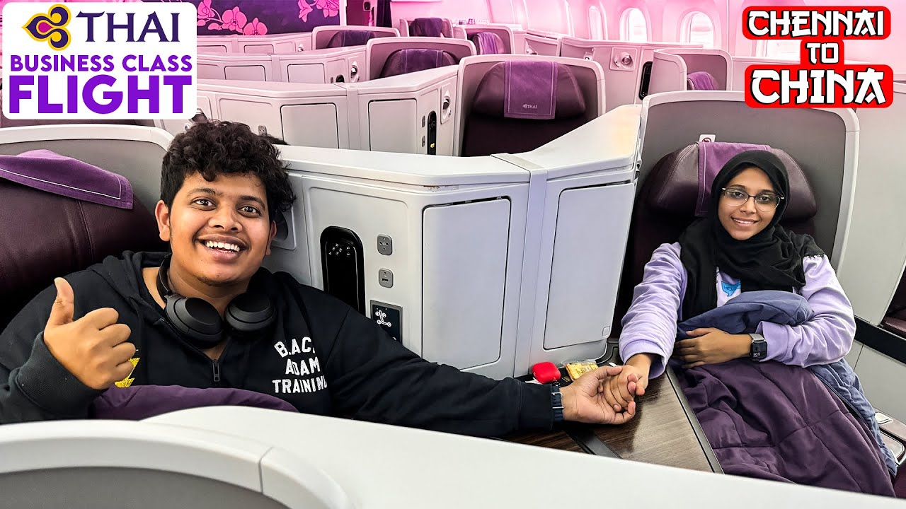 Going to China ❤️ | Thai Airways Business class 🔥 - Irfan's view
