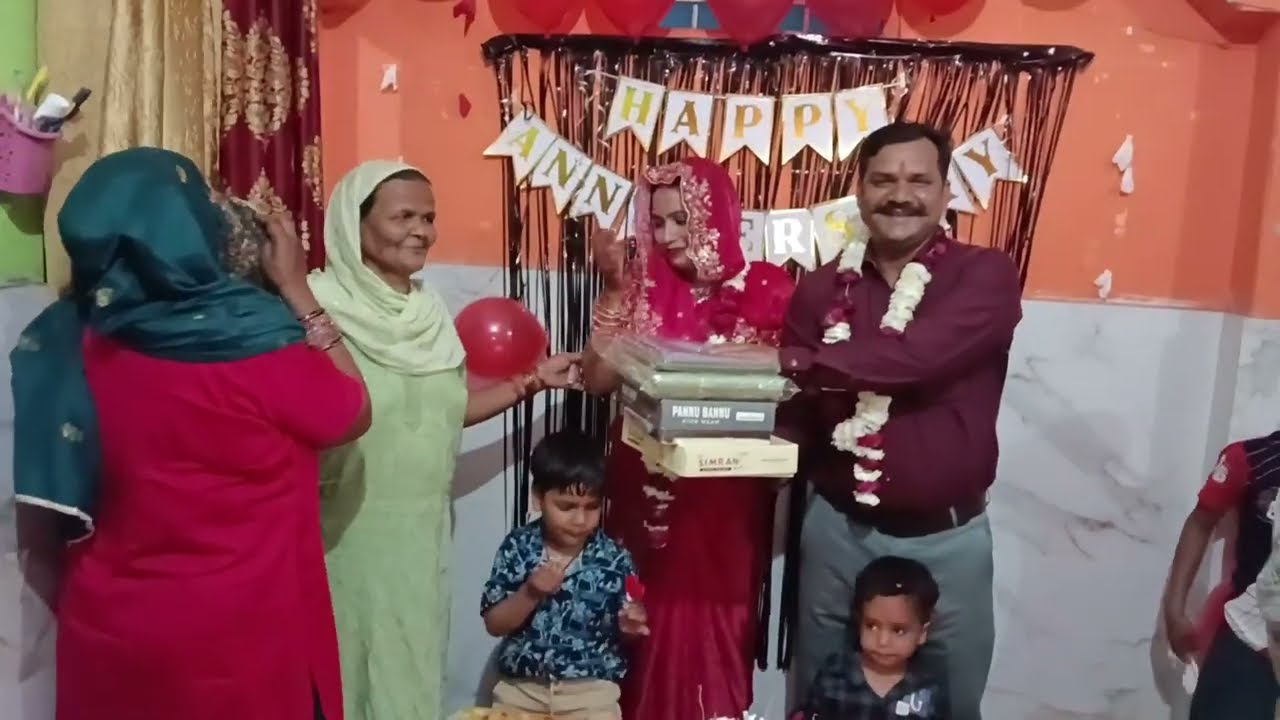 Wedding anniversary celebration 🎁🎉🎉