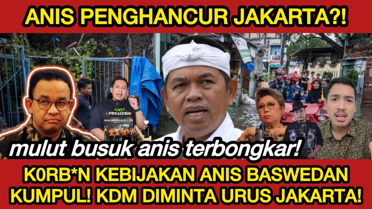 KARTU AS BOCOR! ANIS PENGHANCUR JAKARTA?! GAK BISA NGELAK LAGI?! WARGA DKI MINTA KDM URUS JAKARTA!!