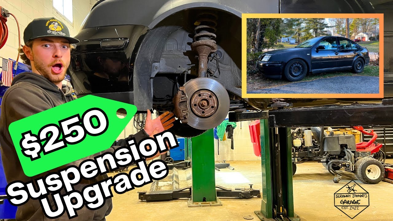 Cheap MK 4 Jetta Suspension Upgrade | How To | MK4 Ep. 01