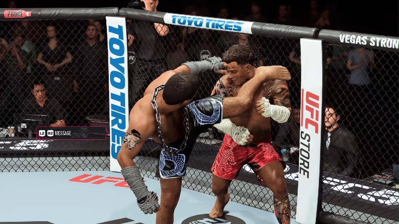 Great side hook kick