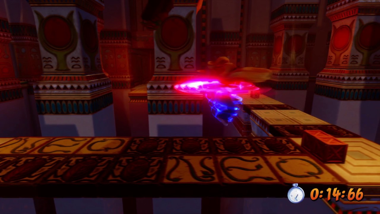 Crash Bandicoot N. Sane Trilogy - Crash Bandicoot Warped Tomb Time Platinum Relic