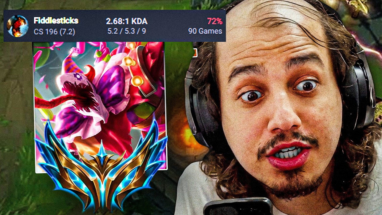 COMO ME TORNEI O TOP 1 FIDDLESTICKS (sem SEGREDOS...) I JORNADA TOP 1 (EP. 19)
