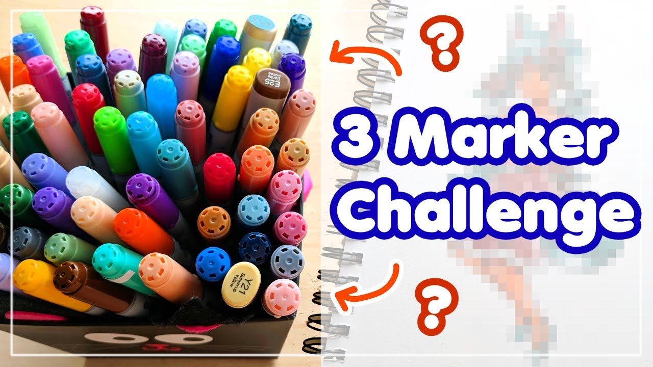 ☆ 3 MARKER CHALLENGE || The Markers Have SPOKEN!! ☆