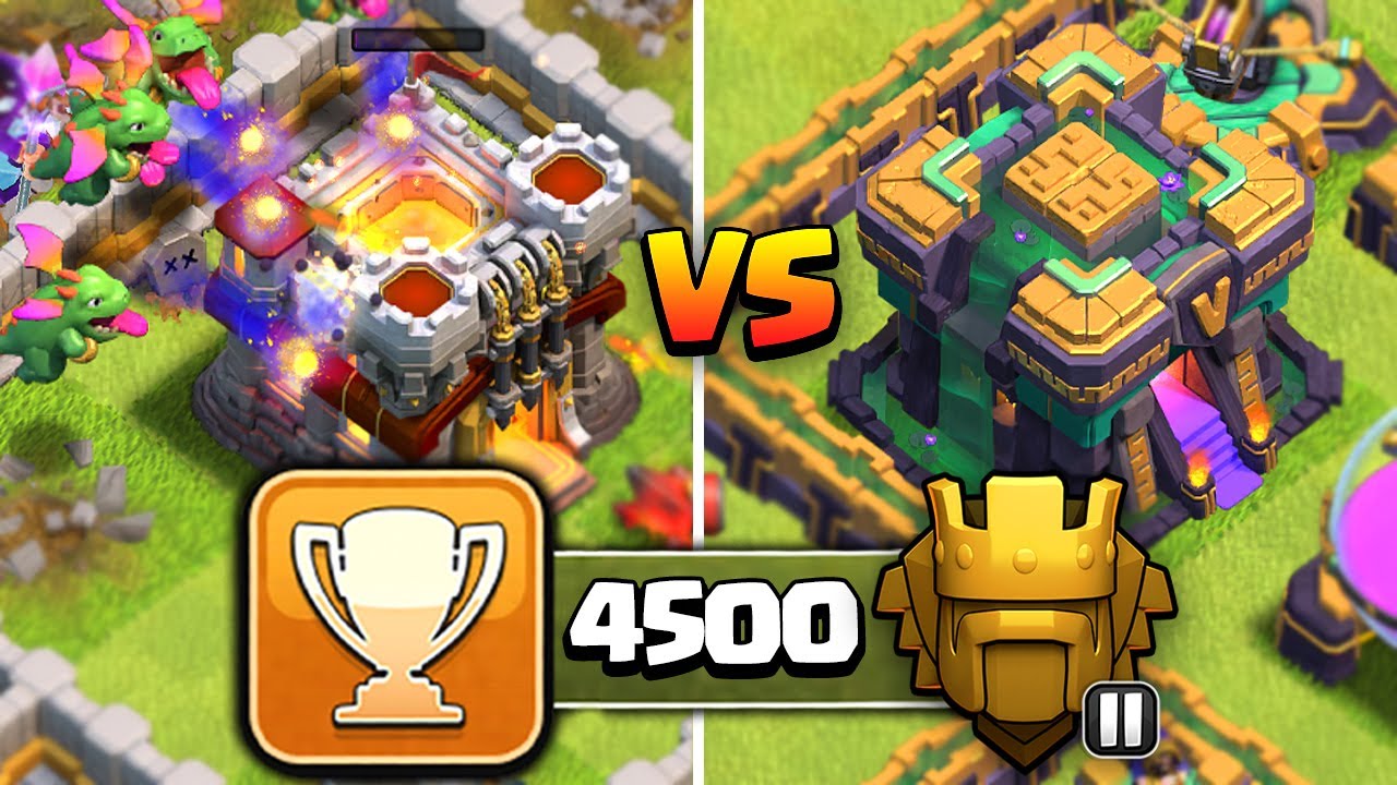 TH11 Attacks TH14 While Trophy Pushing | Clash of Clans