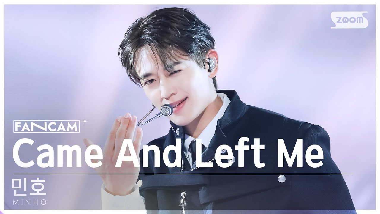 [안방1열 직캠4K] 민호 'Came And Left Me' (MINHO FanCam) @SBS Inkigayo 241110