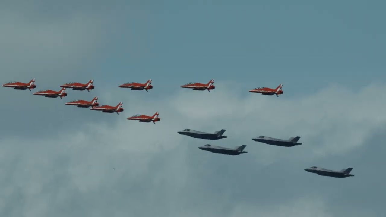 RAF Flypast Over East London - Trooping the Colour 2026