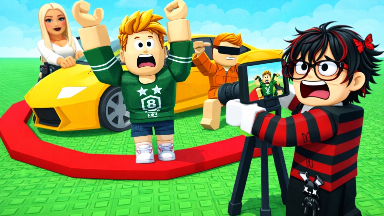 EU me TORNEI um GRANDE YOUTUBER FAMOSO no ROBLOX
