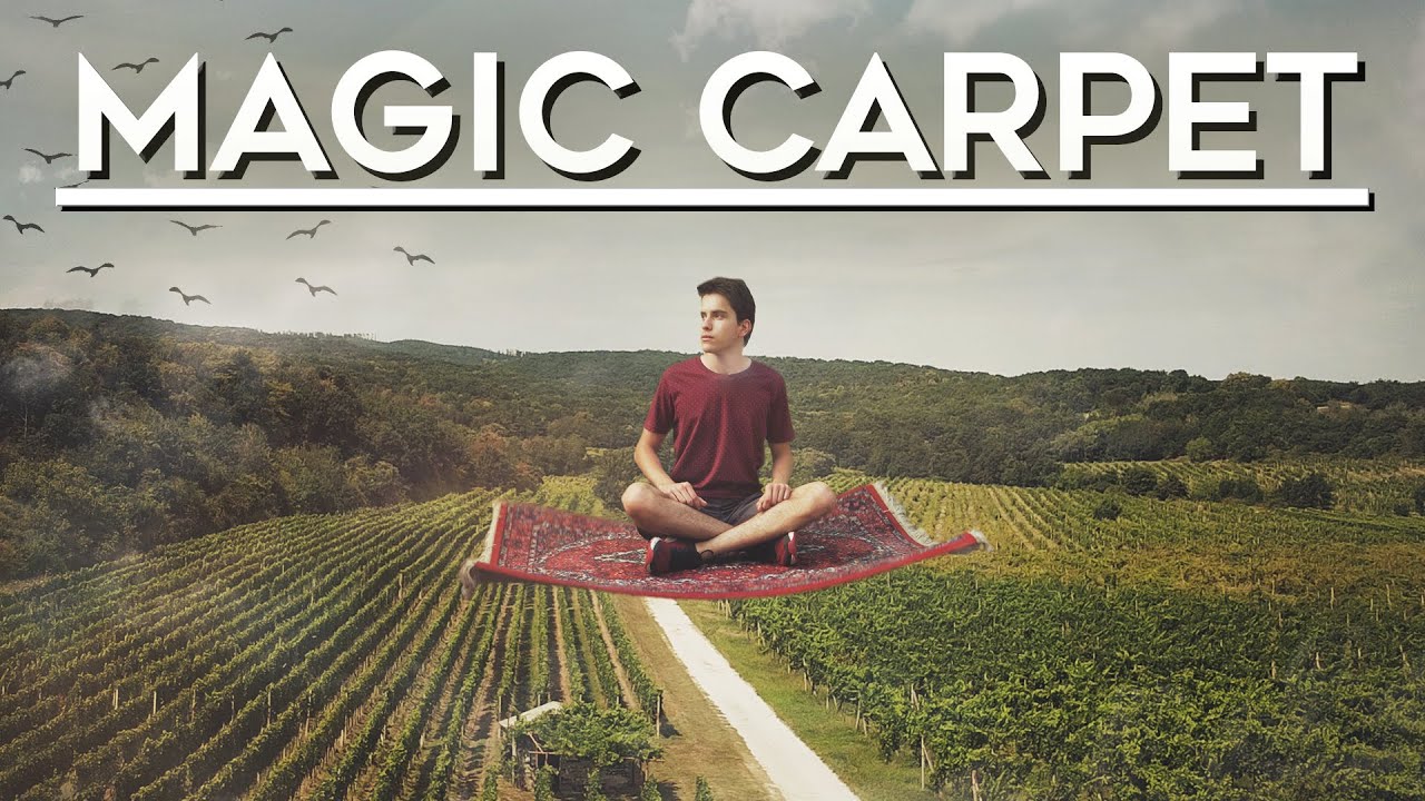 FLYING ON A MAGIC CARPET!